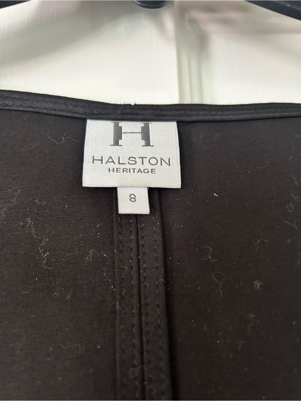 Halston Heritage Black Dress. Slim. Size 8.